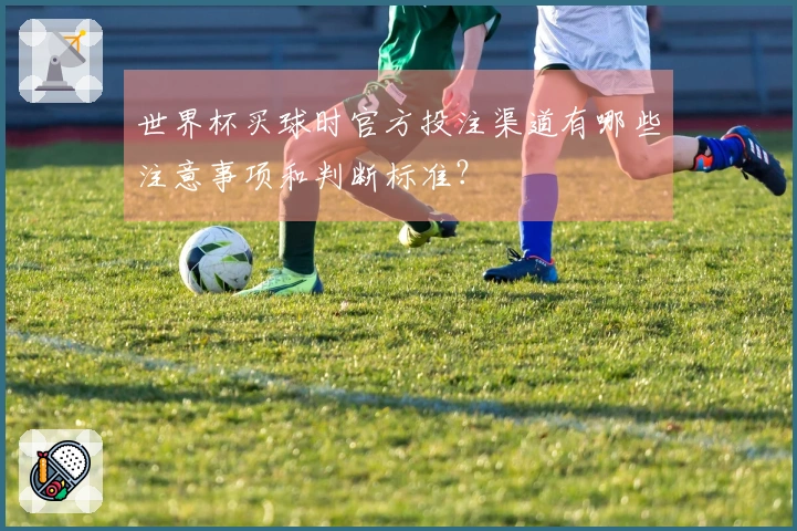 世界杯买球时官方投注渠道有哪些注意事项和判断标准？
