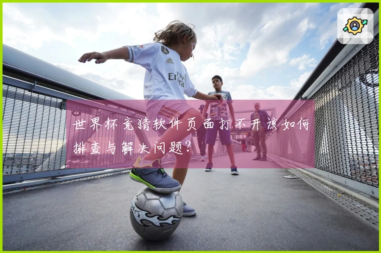 世界杯竞猜软件页面打不开该如何排查与解决问题？