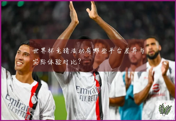 世界杯竞猜活动有哪些平台差异与实际体验对比？
