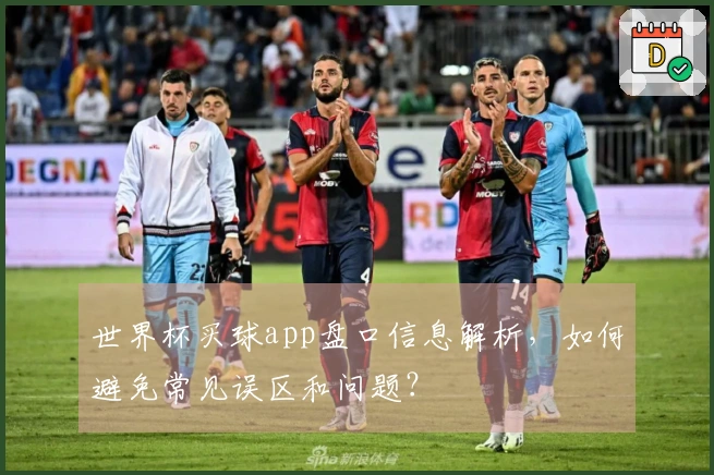 世界杯买球app盘口信息解析，如何避免常见误区和问题？