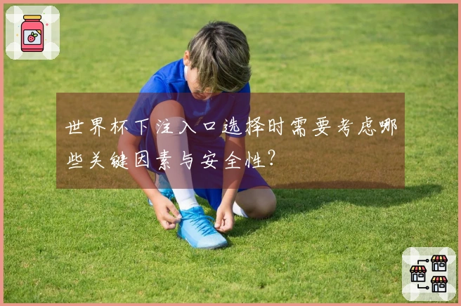 世界杯下注入口选择时需要考虑哪些关键因素与安全性？